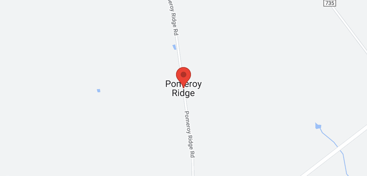 map of Lot Pomeroy Ridge/Hilliard Farm Road
